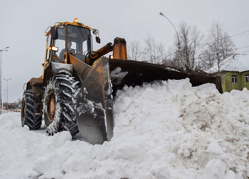 УК Ухты могут размещать снег с дворовых территорий на муниципальном полигоне бесплатно
