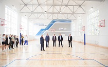 В Горно-нефтяном колледже УГТУ открыли обновленный спортзал