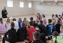 Ухтинцы встретились с олимпийской чемпионкой Светланой Мастерковой